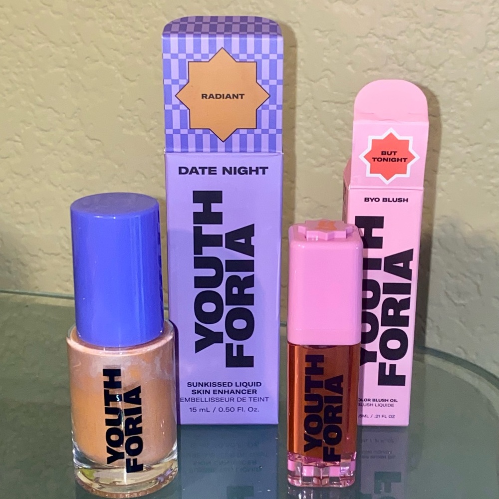 Youthforia Sunkissed Liquid Skin Enhancer and Blush Set